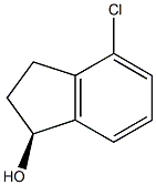 (1S)-4-chloro-2,3-dihydro-1H-inden-1-ol Structure