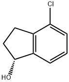 (1R)-4-chloro-2,3-dihydro-1H-inden-1-ol Struktur