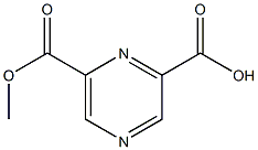 6-(methoxycarbonyl)pyrazine-2-carboxylic acid Struktur