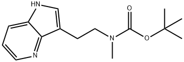 tert-butyl methyl[2-(1H-pyrrolo[3,2-b]pyridin-3-yl)ethyl]carbamate,1206686-27-2,结构式