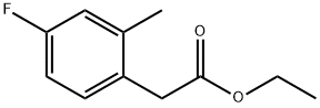 2-(4-氟-2-甲基苯基)乙酸乙酯 结构式