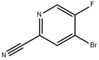 4-Bromo-5-fluoropicolinonitrile Struktur