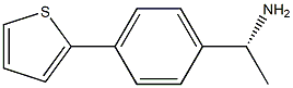 (1R)-1-(4-THIEN-2-YLPHENYL)ETHANAMINE Structure