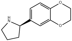 (2R)-2-(2,3-dihydro-1,4-benzodioxin-6-yl)pyrrolidine,1212842-97-1,结构式
