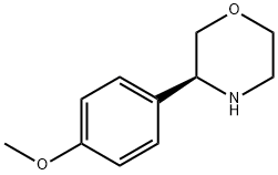 1-((3S)MORPHOLIN-3-YL)-4-METHOXYBENZENE Structure