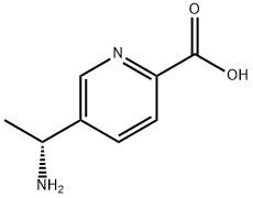 5-((1R)-1-AMINOETHYL)PYRIDINE-2-CARBOXYLIC ACID Struktur