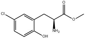 METHYL (2S)-2-AMINO-3-(5-CHLORO-2-HYDROXYPHENYL)PROPANOATE Structure