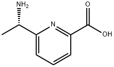 (S)-6-(1-氨基乙基)吡啶甲酸 结构式