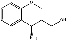 (3R)-3-AMINO-3-(2-METHOXYPHENYL)PROPAN-1-OL Structure