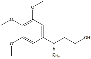 (3S)-3-AMINO-3-(3,4,5-TRIMETHOXYPHENYL)PROPAN-1-OL 结构式