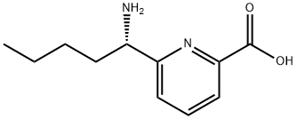 6-((1S)-1-AMINOPENTYL)PYRIDINE-2-CARBOXYLIC ACID 结构式