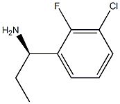 (R)-1-(3-chloro-2-fluorophenyl)propan-1-amine,1213383-14-2,结构式