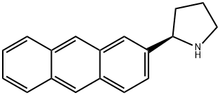 (2R)-2-(2-ANTHRYL)PYRROLIDINE 结构式