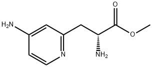 METHYL (2R)-2-AMINO-3-(4-AMINO(2-PYRIDYL))PROPANOATE Structure