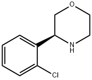 (S)-3-(2-chlorophenyl)morpholine Structure