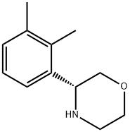 (3R)-3-(2,3-DIMETHYLPHENYL)MORPHOLINE 结构式