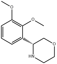 1-((3R)MORPHOLIN-3-YL)-2,3-DIMETHOXYBENZENE,1213582-32-1,结构式
