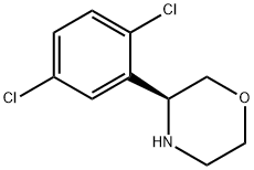 (3S)-3-(2,5-DICHLOROPHENYL)MORPHOLINE Structure