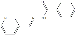 N'-[(1E)-(pyridin-3-yl)methylidene]benzohydrazide Structure
