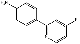 4-Bromo-2-(4-aminophenyl)pyridine Struktur