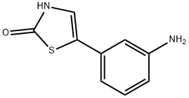 2-Hydroxy-5-(3-aminophenyl)thiazole, 1215073-80-5, 结构式