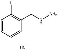 2-氟苄基肼盐酸盐, 1216246-45-5, 结构式