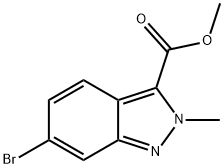 methyl 6-bromo-2-methyl-2H-indazole-3-carboxylate, 1216852-55-9, 结构式