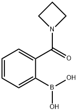 [2-(azetidine-1-carbonyl)phenyl]boronic acid Struktur