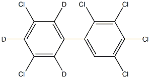 2,3,3',4,5,5'-六氯联苯-D3,1219798-69-2,结构式