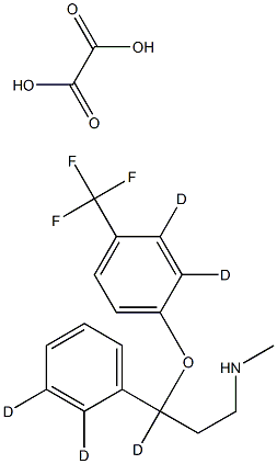 草酸氟西汀-D5, 1219804-82-6, 结构式
