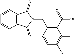 Benzoic acid, 6-[(1,3-dihydro-1,3-dioxo-2H-isoindol-2-yl)methyl]-2-fluoro-3-methoxy-