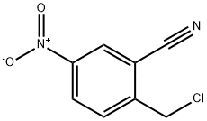 Benzonitrile, 2-(chloromethyl)-5-nitro-,121996-04-1,结构式