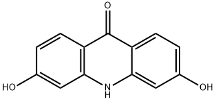 3,6-dihydroxy-10H-acridin-9-one Struktur