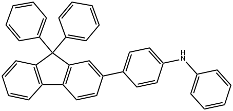 4-(9,9-diphenyl-9H-fluoren-2-yl)-N-phenylaniline Struktur