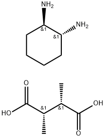 (+/-)-1,2-Trans-diaminocyclohexane Struktur
