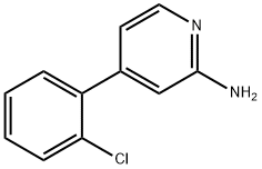2-AMINO-4-(2-CHLOROPHENYL)PYRIDINE Struktur