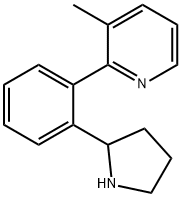 2-(2-(pyrrolidin-2-yl)phenyl)-3-methylpyridine,1224945-26-9,结构式
