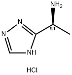 (S)-1-(4H-[1,2,4]-triazol-3-yl)ethylamine hydrochloride Structure