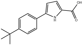5-(4-(tert-butyl)phenyl)-1H-pyrrole-2-carboxylicacid Structure