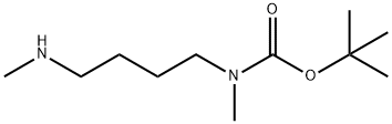 tert-butyl N-methyl-N-[4-(methylamino)butyl]carbamate Struktur