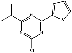 2-Chloro-4-(iso-propyl)-6-(2-thienyl)-1,3,5-triazine 结构式