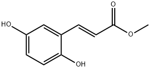 2-Propenoic acid, 3-(2,5-dihydroxyphenyl)-, methyl ester, (2E)- Structure