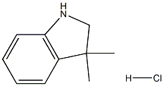 3,3-DIMETHYLINDOLINE HCL, 1231953-20-0, 结构式