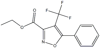 ethyl 5-phenyl-4-(trifluoromethyl)isoxazole-3-carboxylate Structure