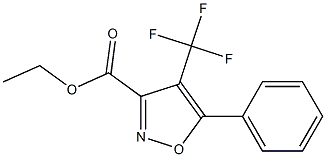 ethyl 5-phenyl-4-(trifluoromethyl)isoxazole-3-carboxylate,1236188-86-5,结构式