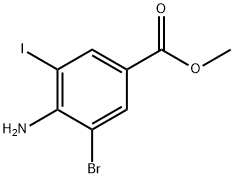 methyl 4-amino-3-bromo-5-iodobenzoate|4-氨基-3-溴-5-碘苯甲酸甲酯