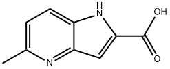5-methyl-1H-pyrrolo[3,2-b]pyridine-2-carboxylic acid Structure