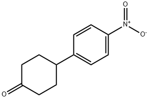4-(4-Nitrophenyl)cyclohexanone Structure