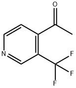3-三氟甲基-4-乙酰基吡啶 结构式