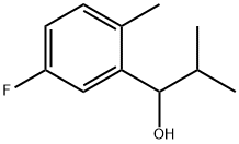 1-(5-fluoro-2-methylphenyl)-2-methylpropan-1-ol,1247125-24-1,结构式